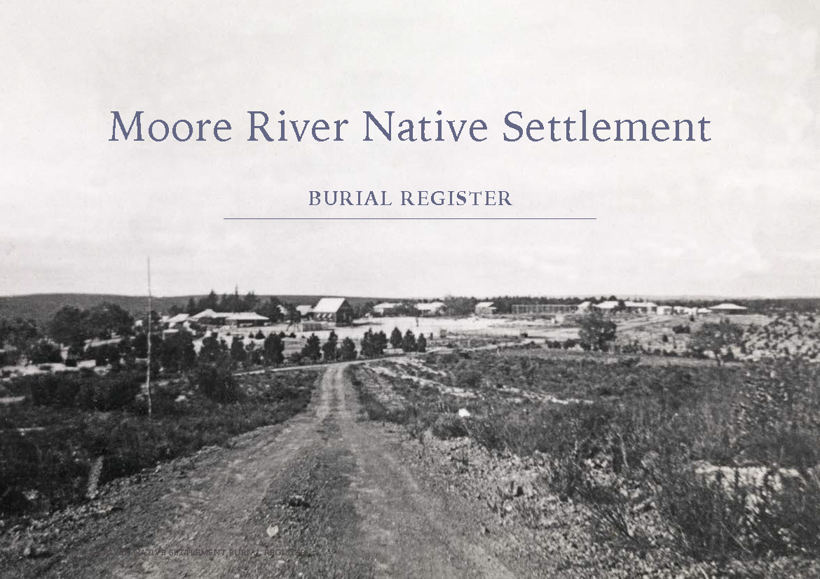 摩尔河原住民定居点埋葬登记封面