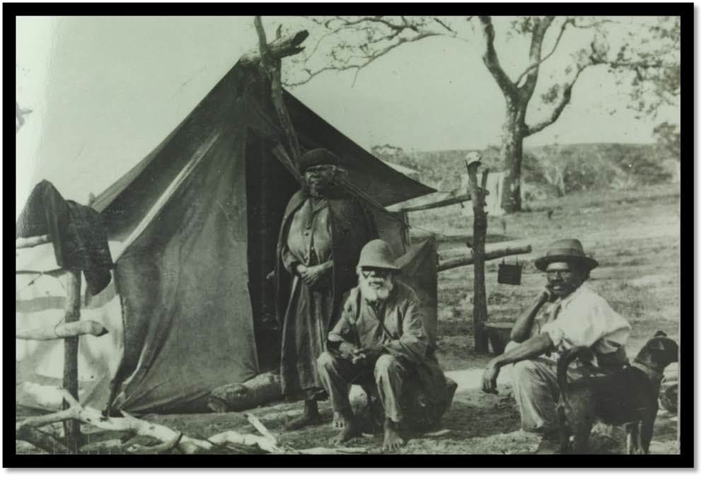 摩尔河原住民定居点是典型的定居点外的营地
