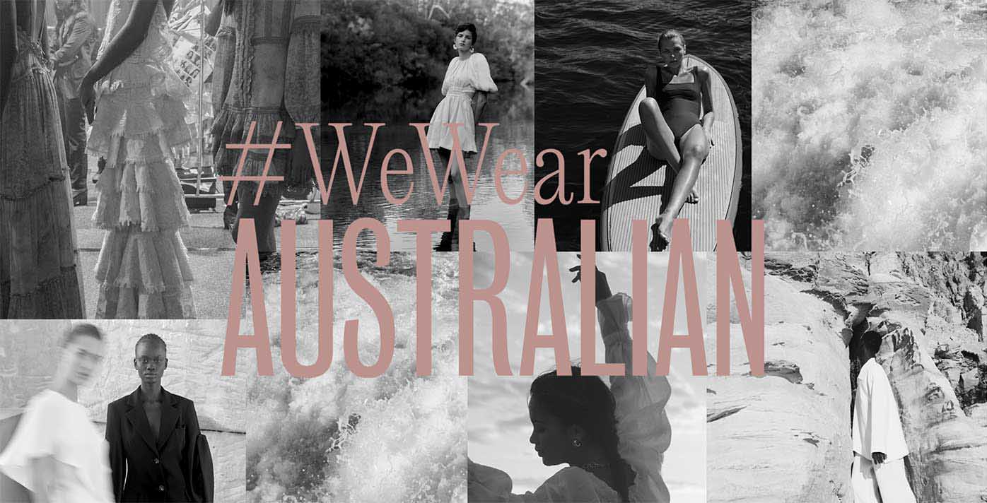 # wewearaustralia运动，用黑白蒙太奇的时尚照片
