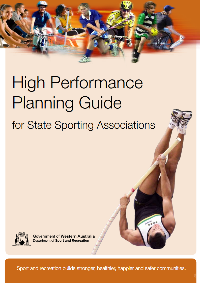 国家体育协会高性能规划指南封面