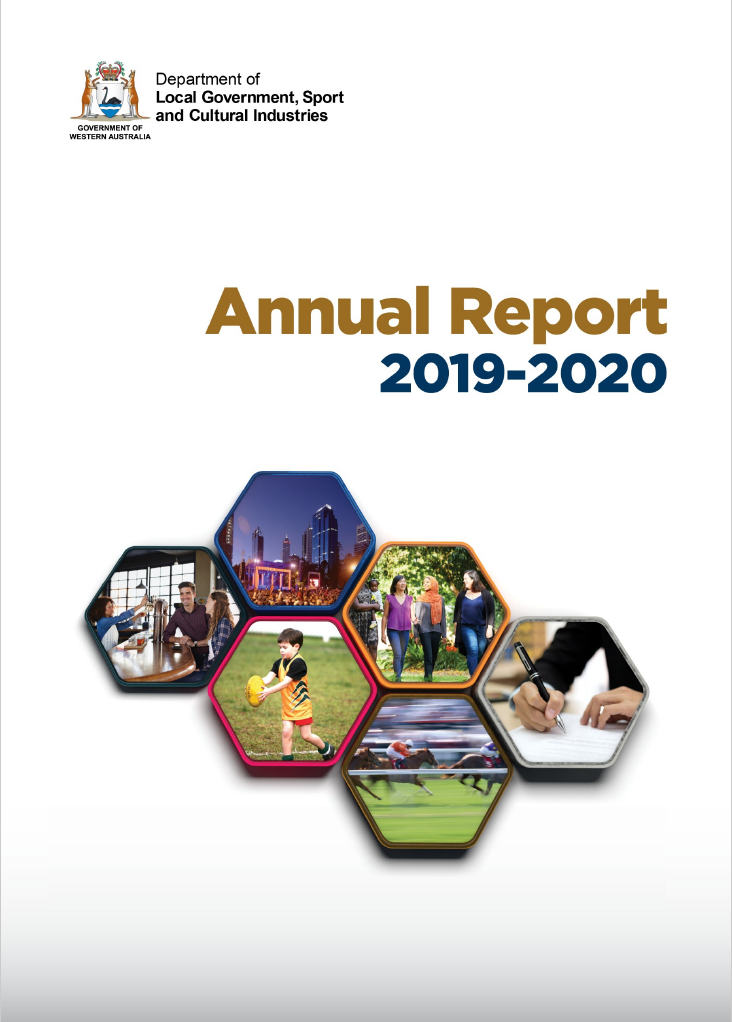 封面的DLGSC年度报告2019 - 2020