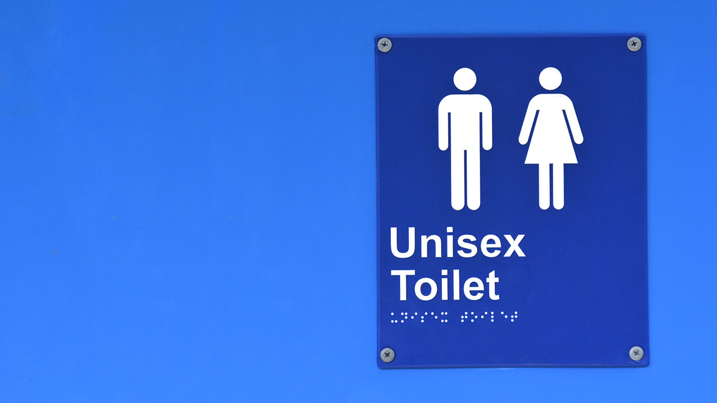 男女通用厕所标志